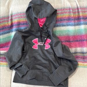 Under Armour Gray and Pink Sweatshirt Hoodie